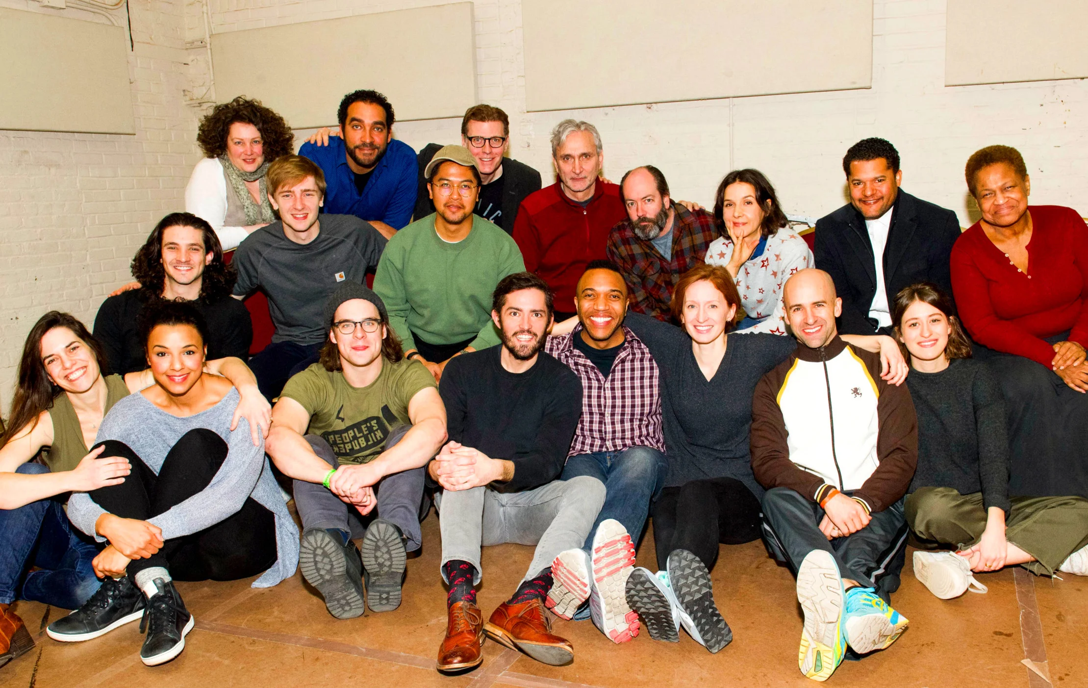 The full cast, Director, and Voice Coach