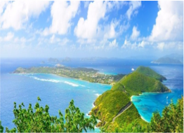 GORDA PEAK (VIRGIN GORDA) Home to the island's highest point, the 1,370 feet-high Gorda, this 260 acres-large park is located on the north-western ridge that is north of Soldier Bay and south of North Sound. Being one of the region's last examples of Caribbean dry forest, the site is home to a few endangered plant species, including the Calptranthese thomasiana and Zanthoxylum thomasiana, which both appear on the US Federal Endangered Species list.