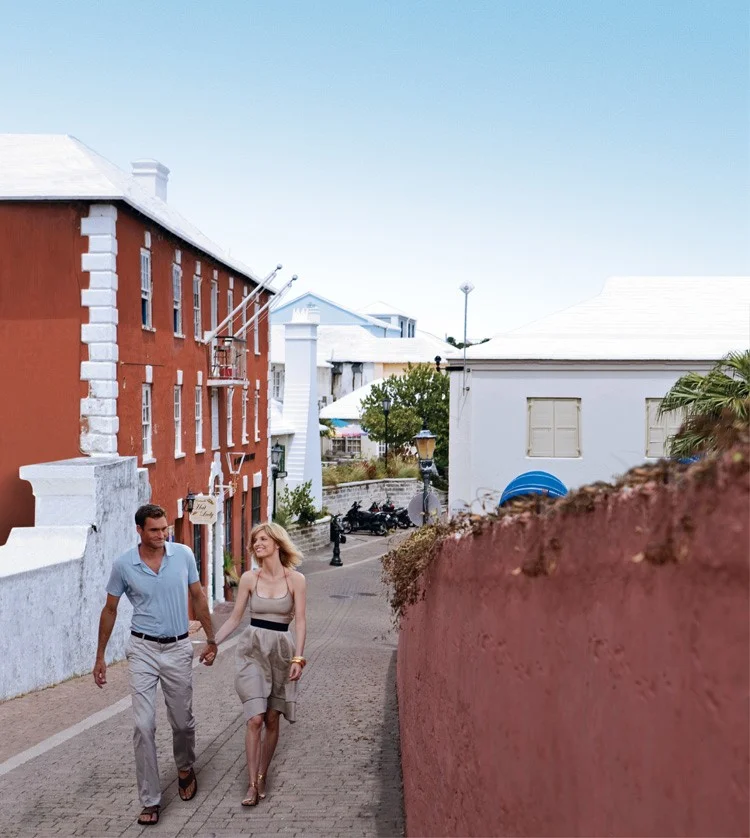 ST GEORGE'S TOWN For a history-orientated exploration, back to where Bermuda became, head to St George's Island, where the island's first settlement was built in the early 1600s, by the shipwrecked survivors of the Sea Venture on its way to Jamestown.