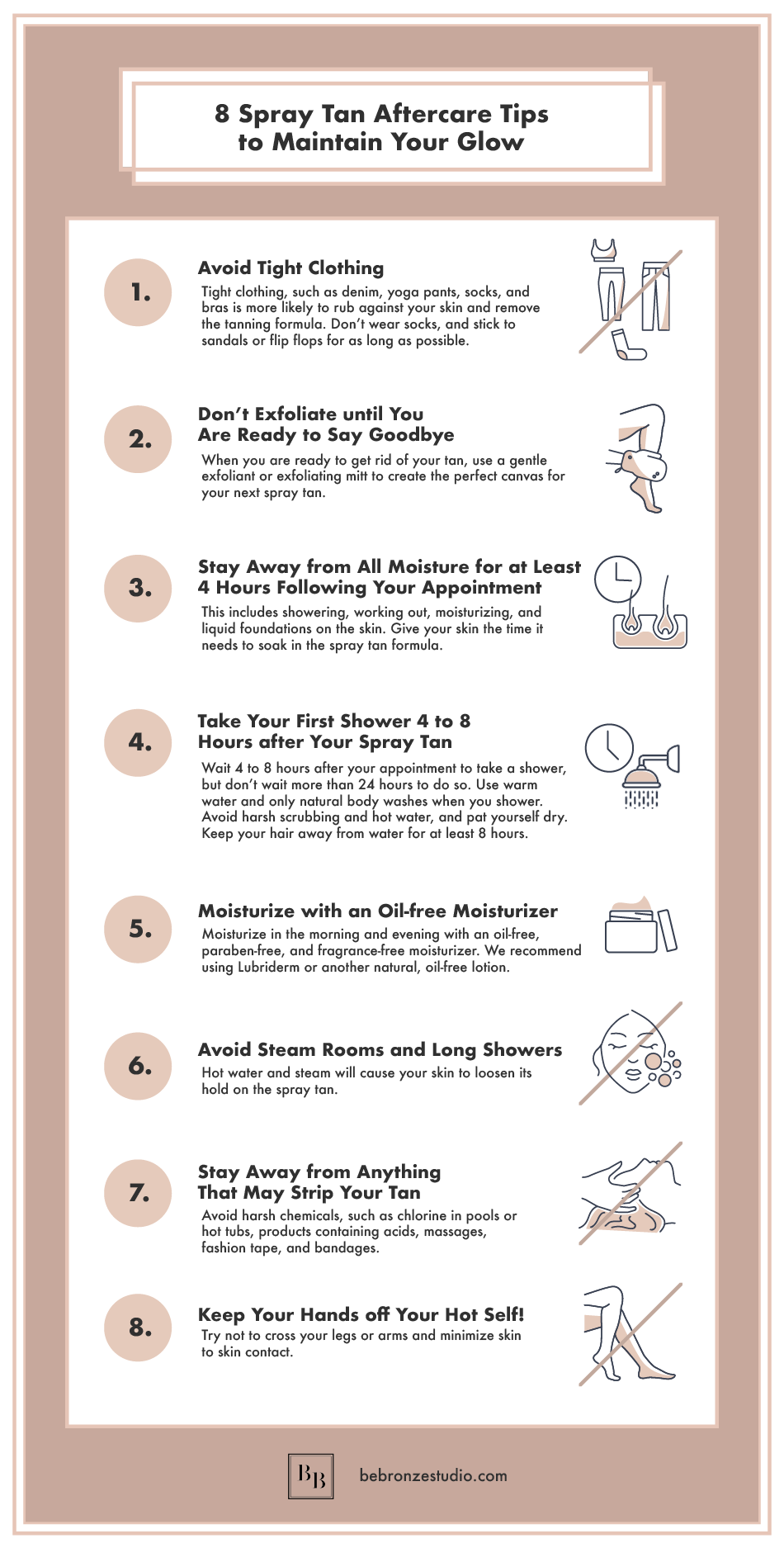 How Long Does A Spray Tan Last 25 Tips To Maintain Your Glow Be Bronze Studio
