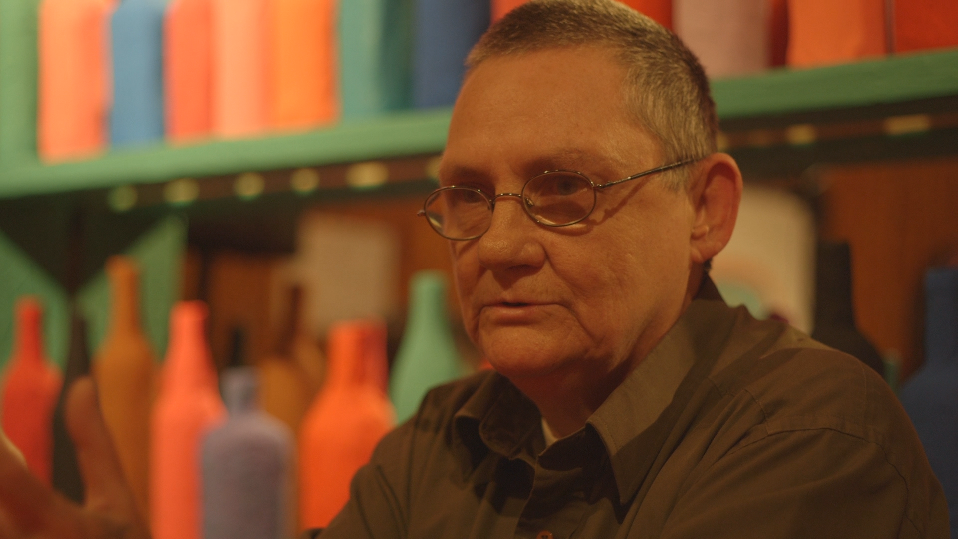 Stonewall Uprising survivor Jay Toole participating in Eulogy Ritual at Wayfarers Gallery