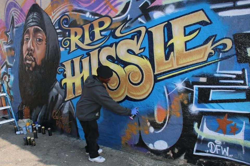 June 2019 Cre8 and GW KNEW Pays Homage to "Nipsey Hussle" – Neighborhood Beautification Event