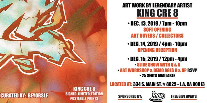 Cre8: ShadowBox Gallery Presents: "A MAN AND HIS CREATIONS" Solo exhibit &amp; Pop-up