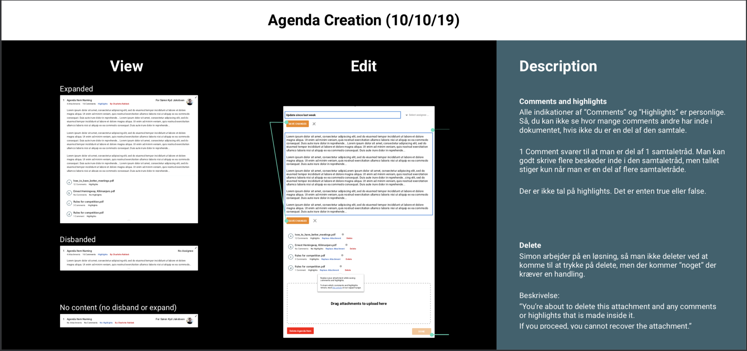 Den her mock-up er ikke pixel perfekt, men det gør ikke noget, fordi vores front-end udvikler kender godt til alle vores regler og behøver egentlig bare en rough mock-up for at komme videre i sit arbejde. Derfor for han bare en mock-up for denne gang.