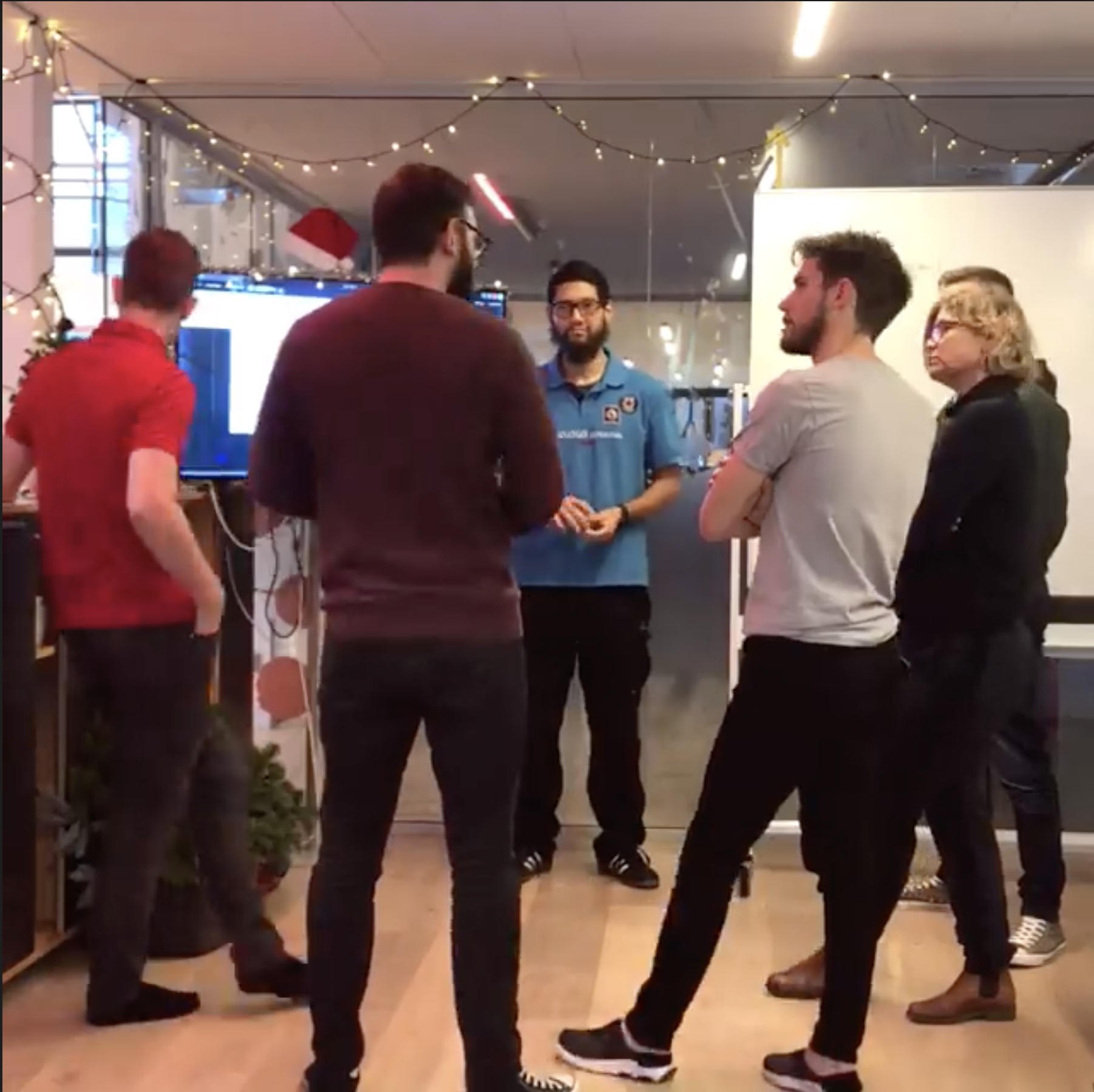 At FirstAgenda, my team and I have a morning meeting everyday.