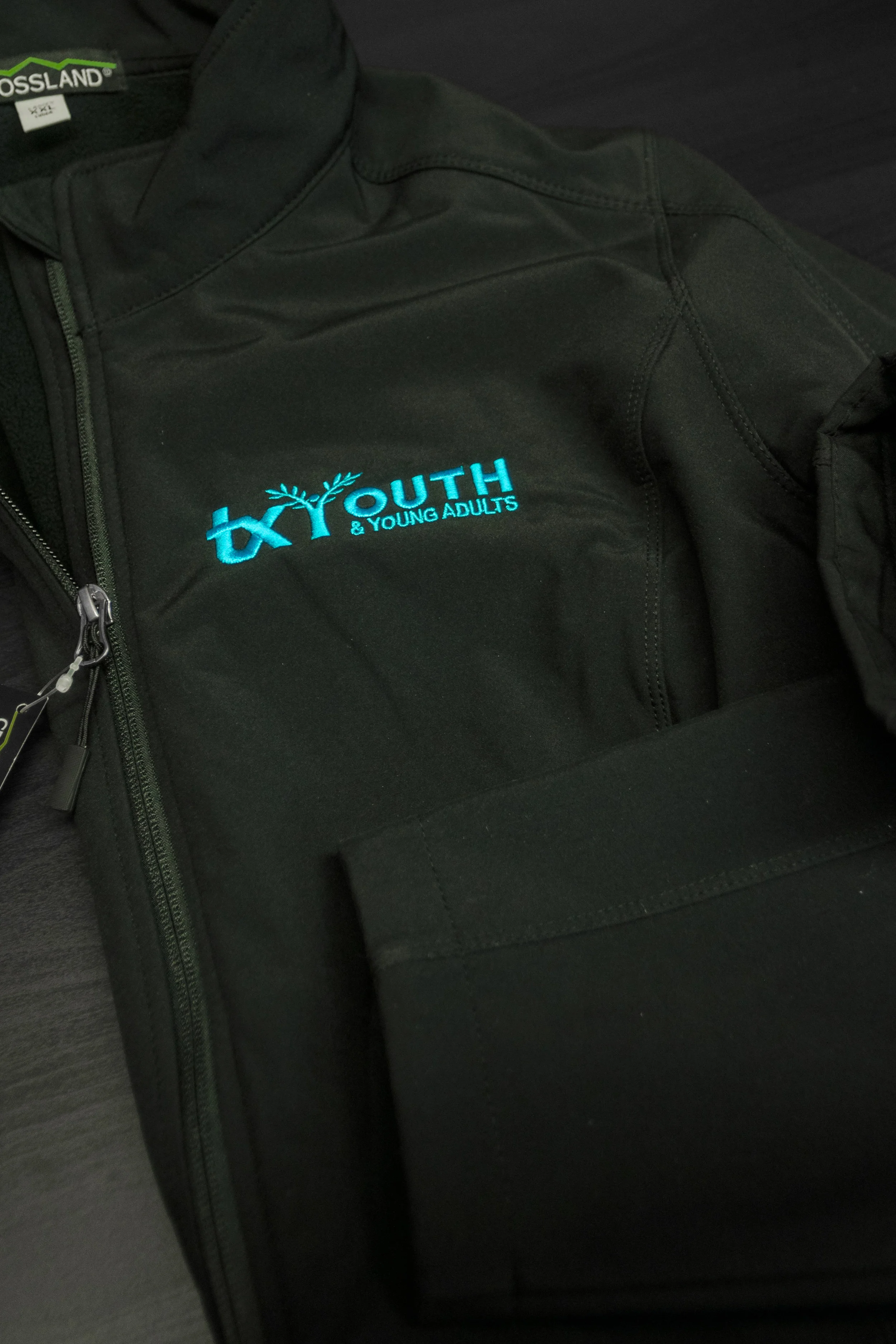 TX YOUTH - BLUE LOGO JACKET $45.00