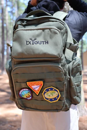 Txyouth green backpack — Young Texas Adventists