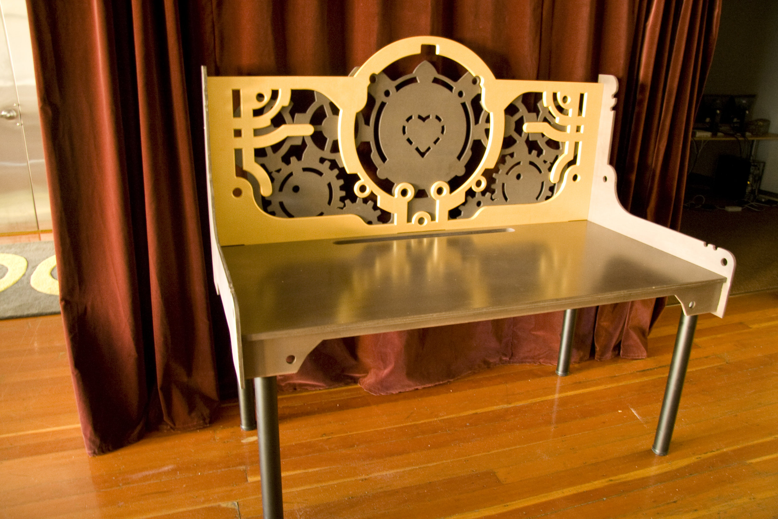 Custom-built bench