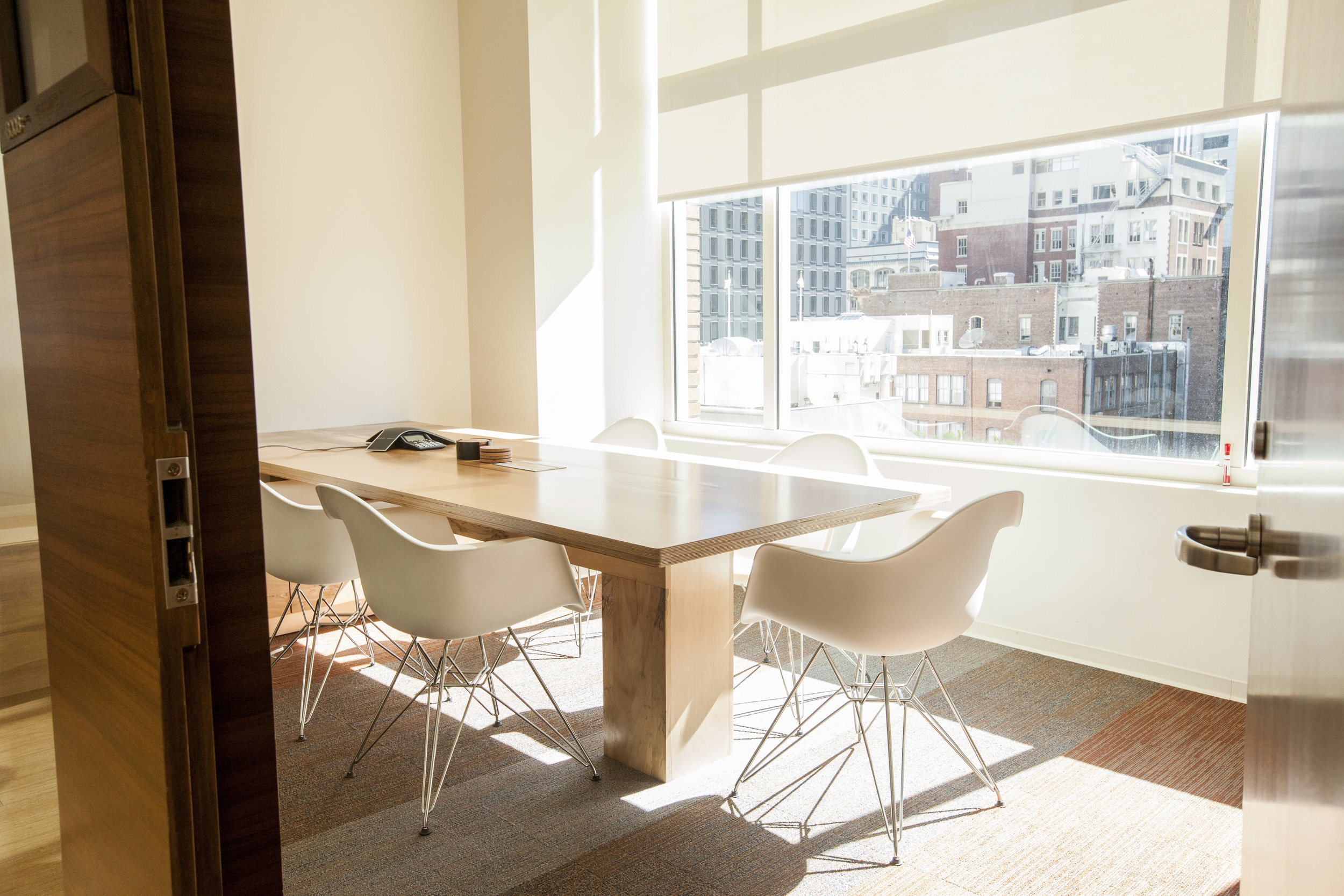 In place, the simple classic style works perfectly in the space.