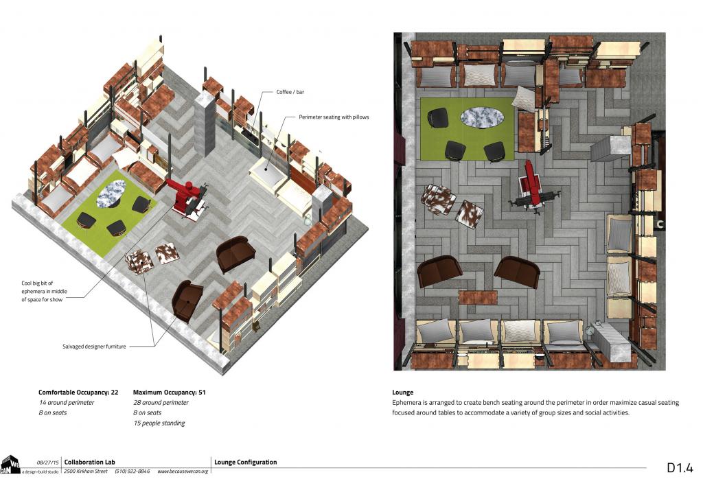  Another floor plan. Showing a much different feel from the last. This ability to redesign the space easily keeps in new and exciting for the staff, spurring conversations and sparking new ideas. 