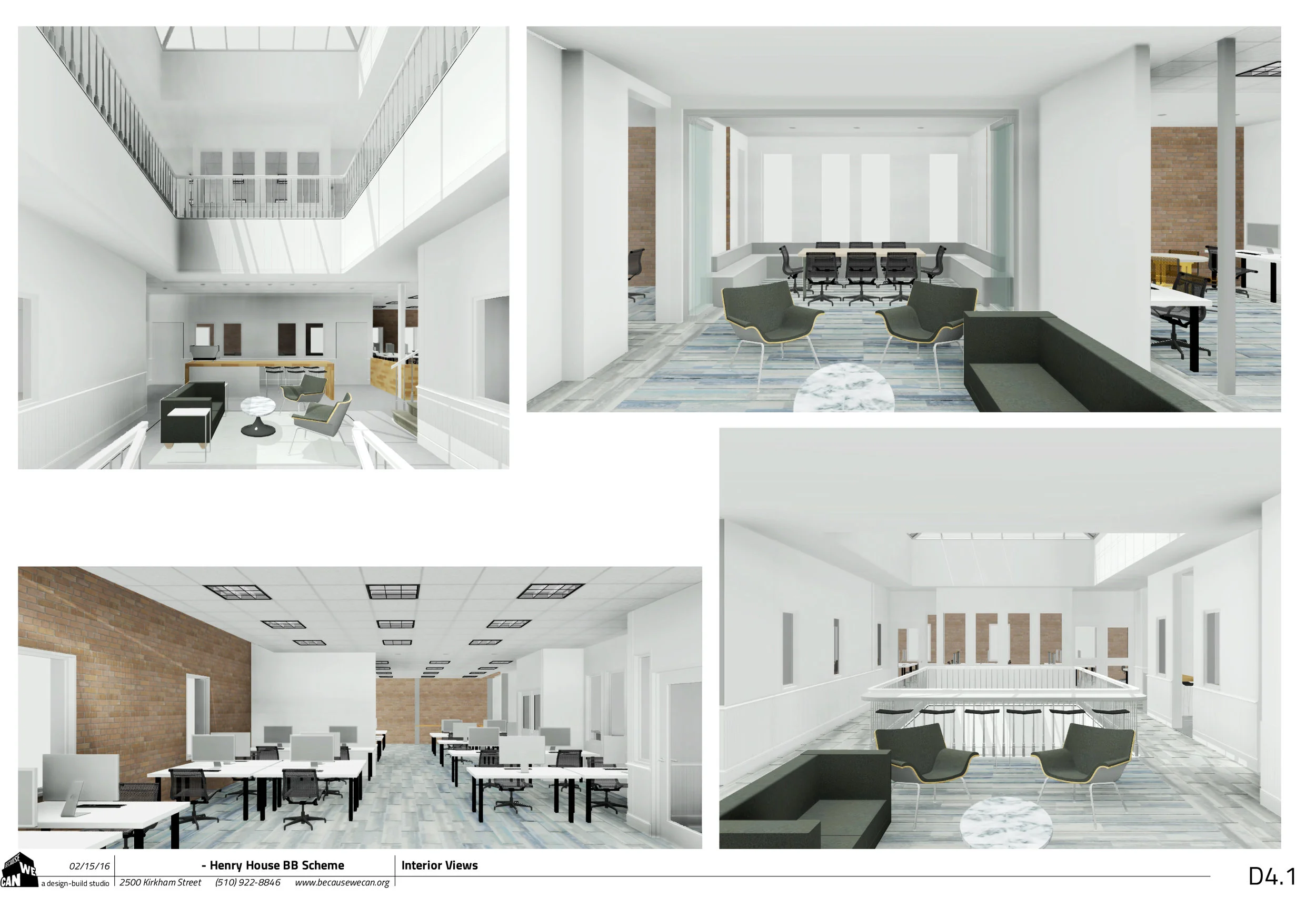 Taking advantage of all the windows and skylights made this interior bright and refereshing looking.