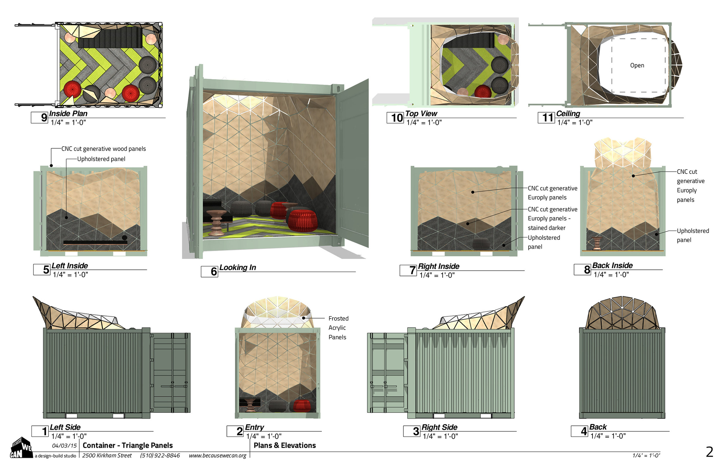  Schematic drawings for client review for the CNC cut generative Europly panels design.&nbsp; 