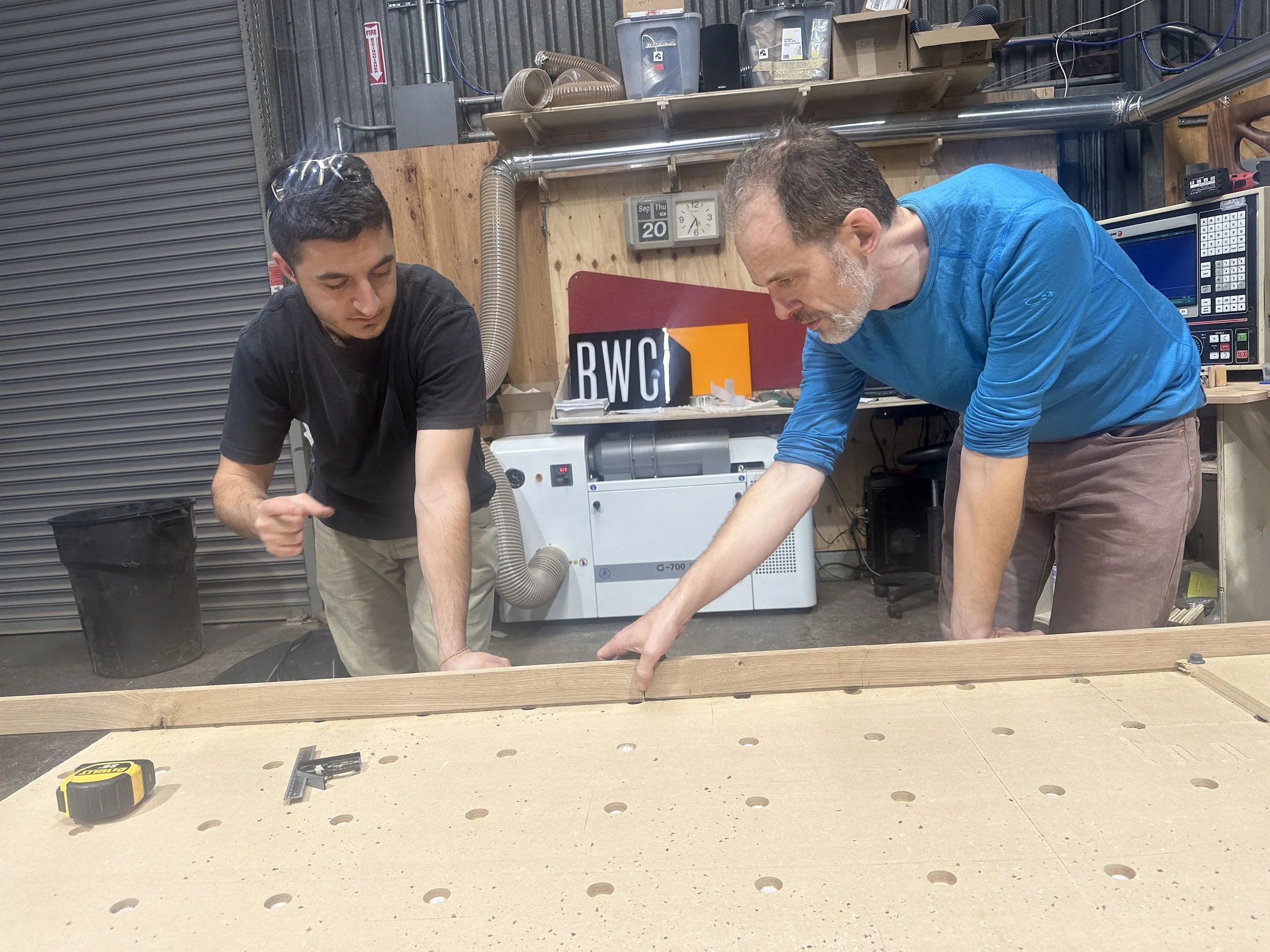 Last week in the fabrication shop...