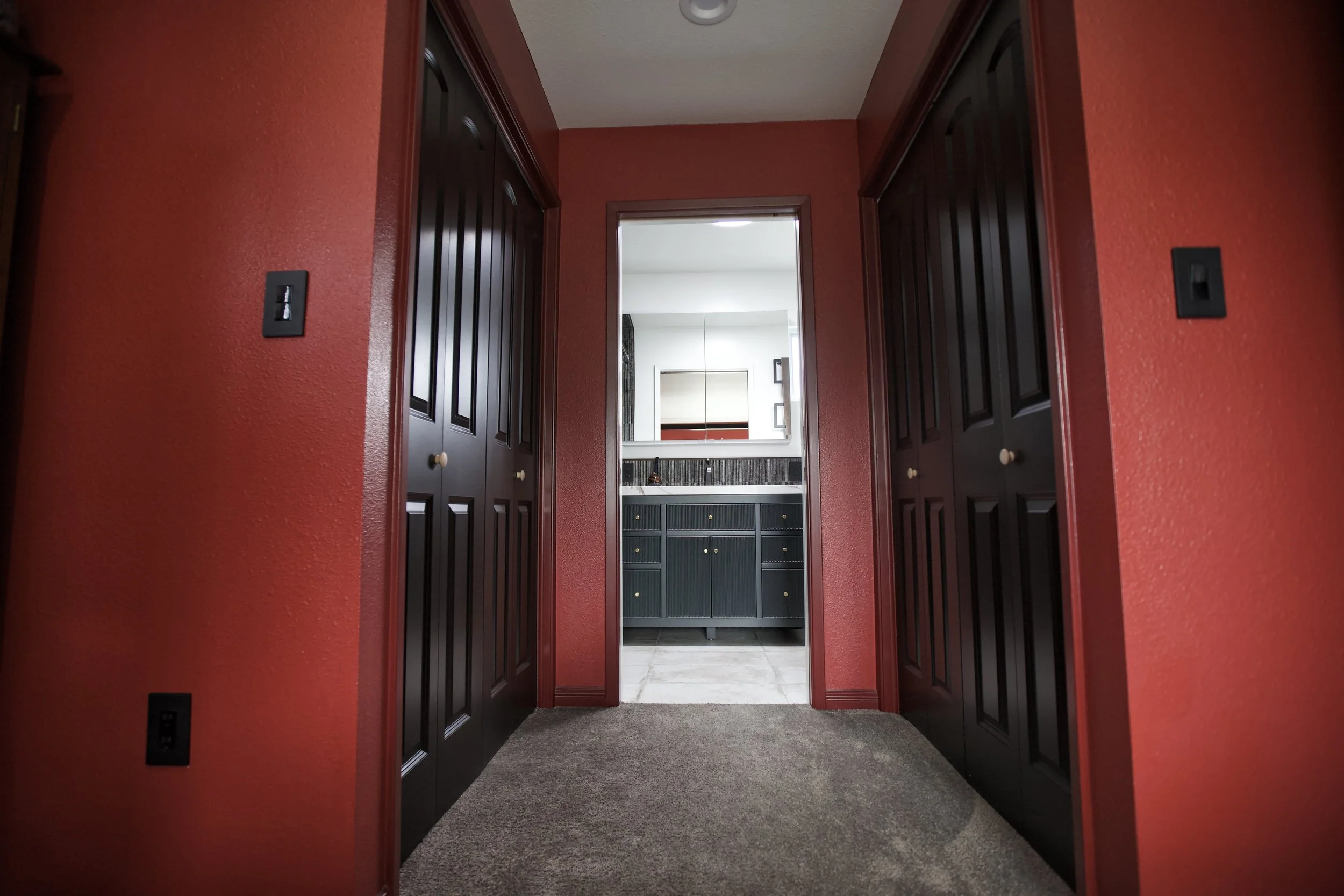 Primary Suite Remodel with Dramatic Tones