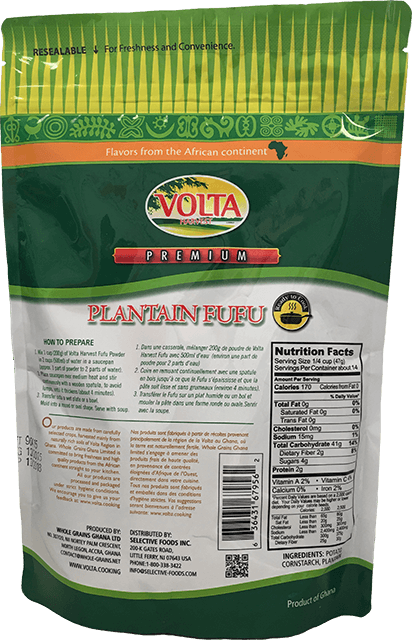 Volta Harvest (Plantain Fufu back)