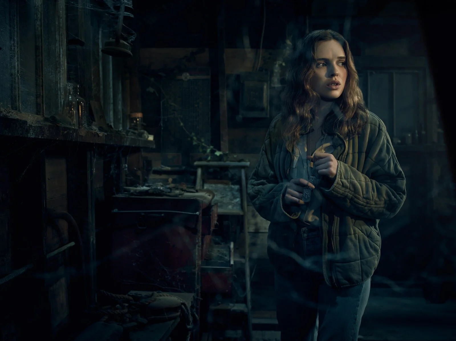 Ah, nothing like the safety of…a dark cellar?