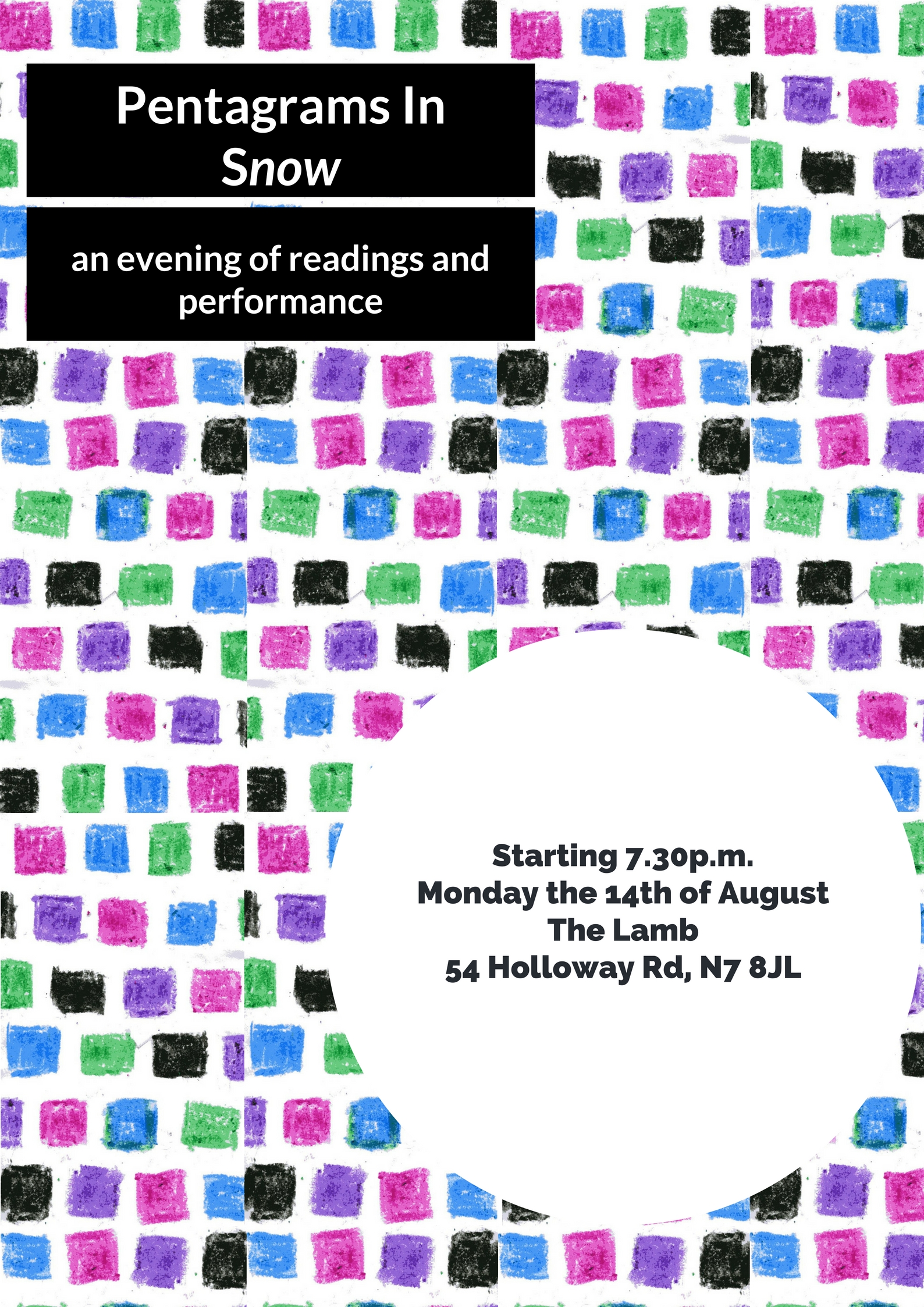 Pentagrams In The Snow - an evening of readings and performance