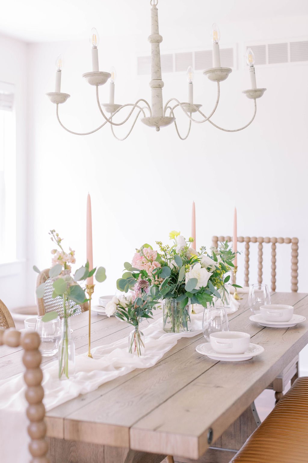 Shower tablescape