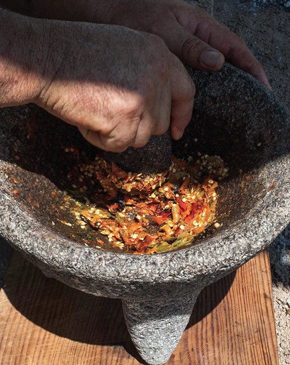Salsa verde martajada — HojaSanta