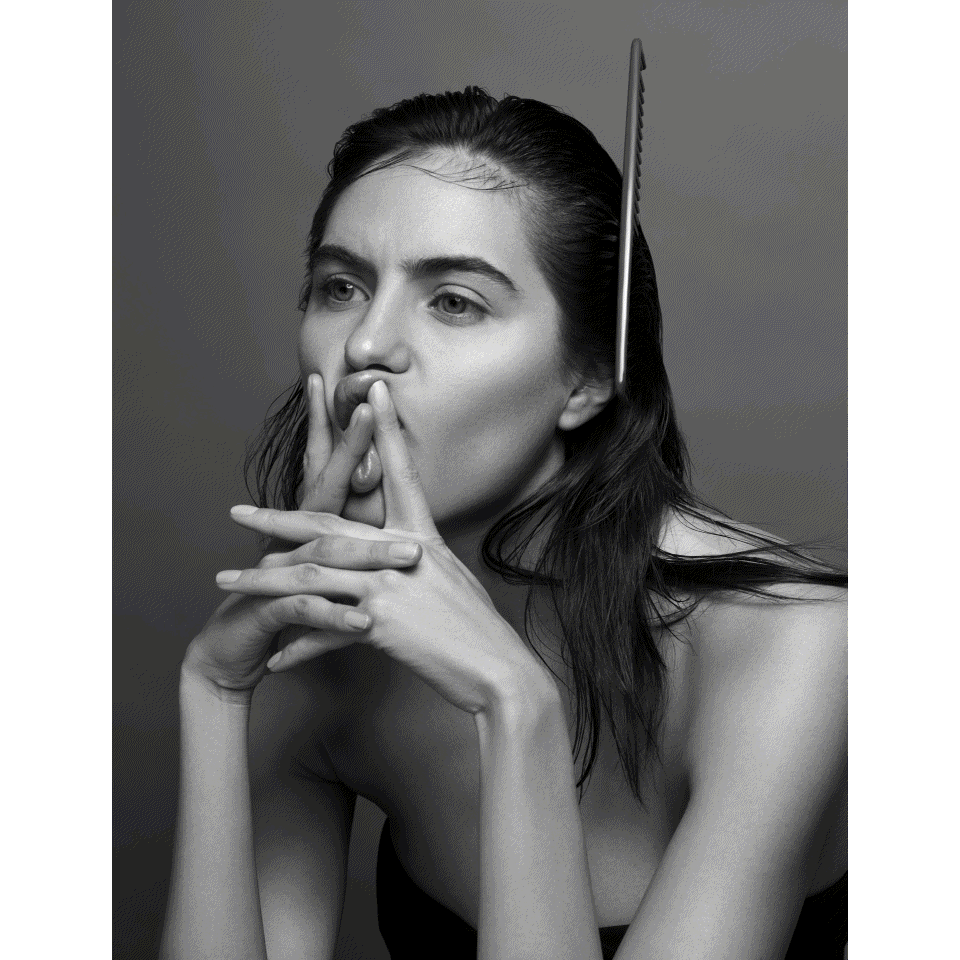  hair beauty photographer photo shoot nyc agency model portrait photographer studio lighting commercial photographer magazine photographer advertising photographer headshot photographer black and white no makeup 