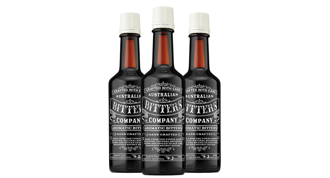 AUSTRALIAN BITTERS AROMATIC Australian Bitters Co. Aromatic bitters are handcrafted with care by our mixology experts from the finest hand selected natural botanical herbs and spices to our time honoured secret recipe. Each small batch is meticulously crafted by hand using old world techniques, therefore ensuring you will be able to taste and smell our commitment to excellence.
