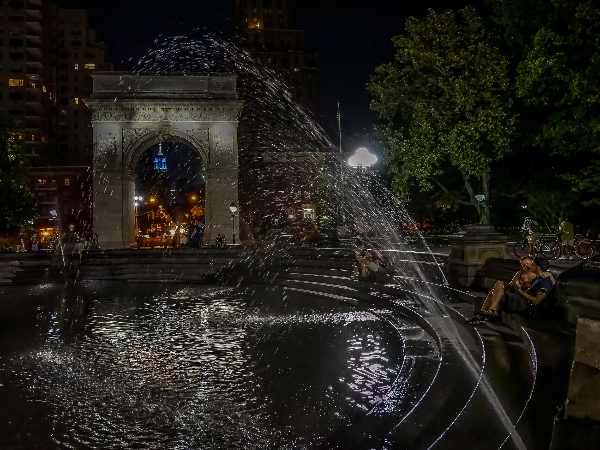 Washington Square At Midnight