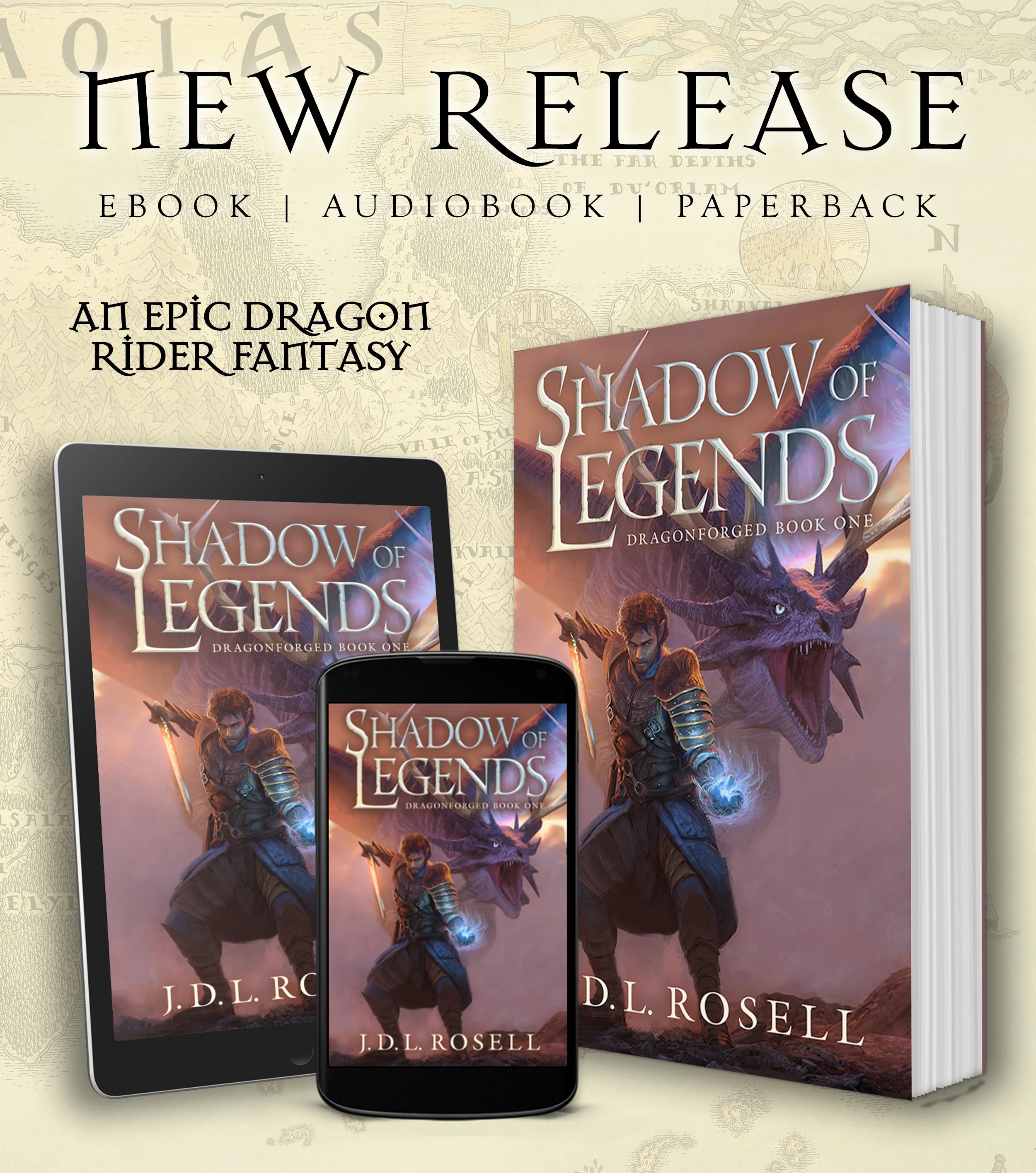 Shadow of Legends Is Out Now on Amazon and Audible!