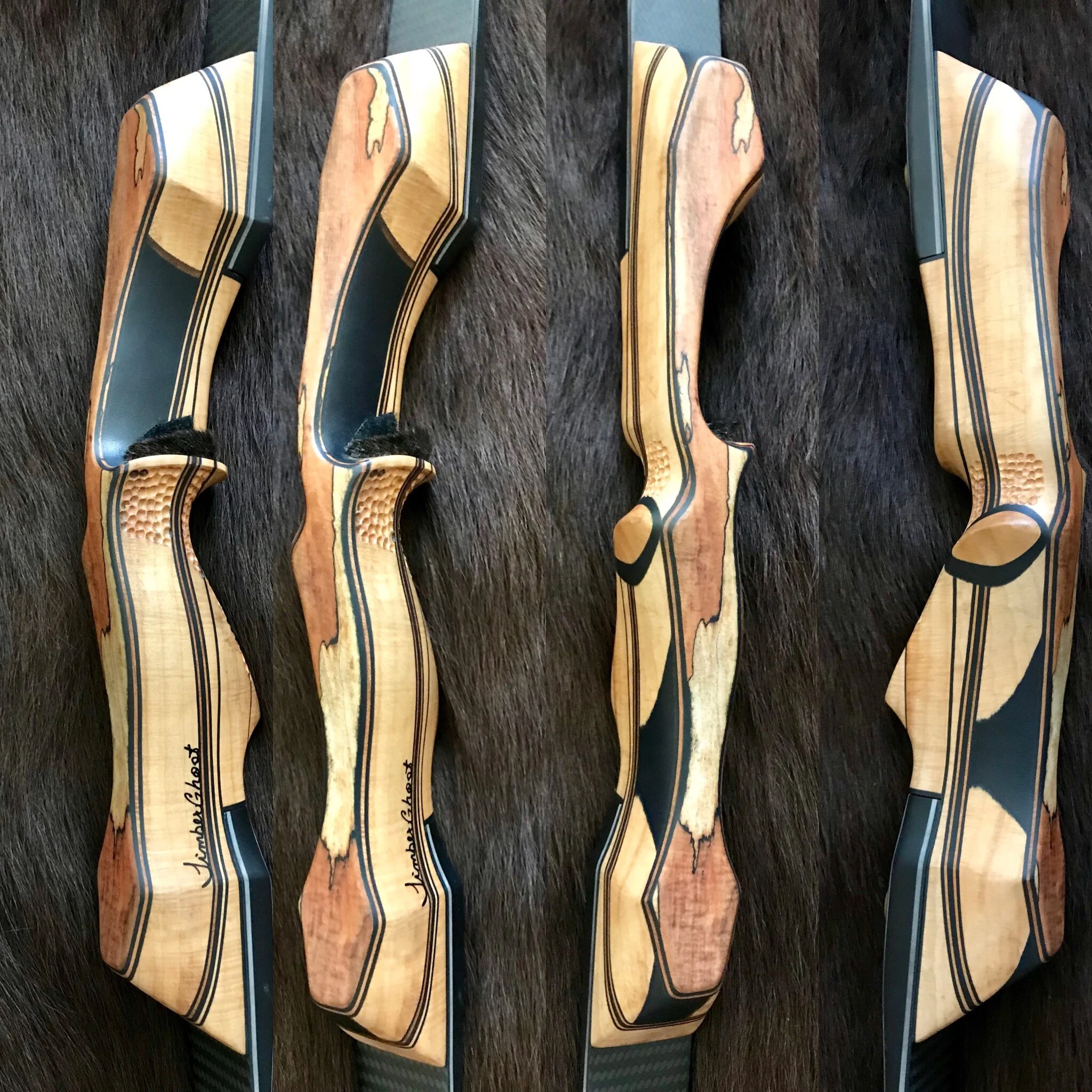 15” Curly Spalted Maple/G10
