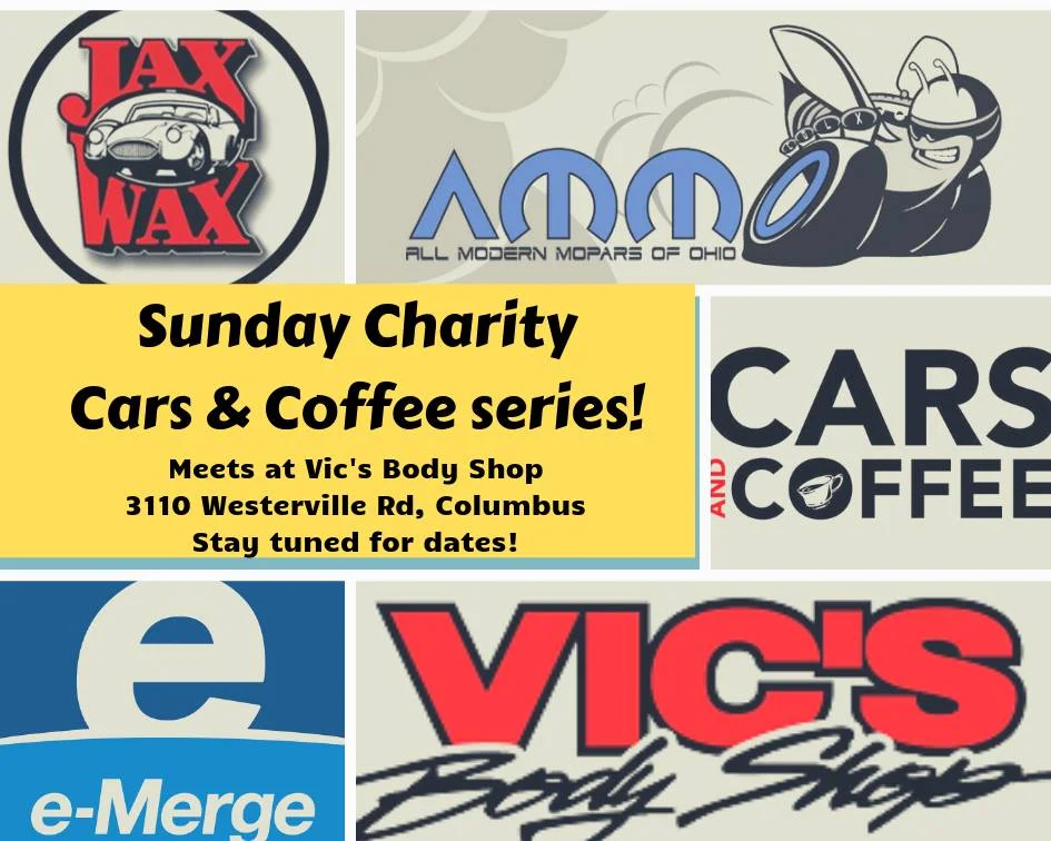 April Charity Cars &amp; Coffee sponsored by AMMO/e-Merge/Vic’s/CIA/Jax Wax