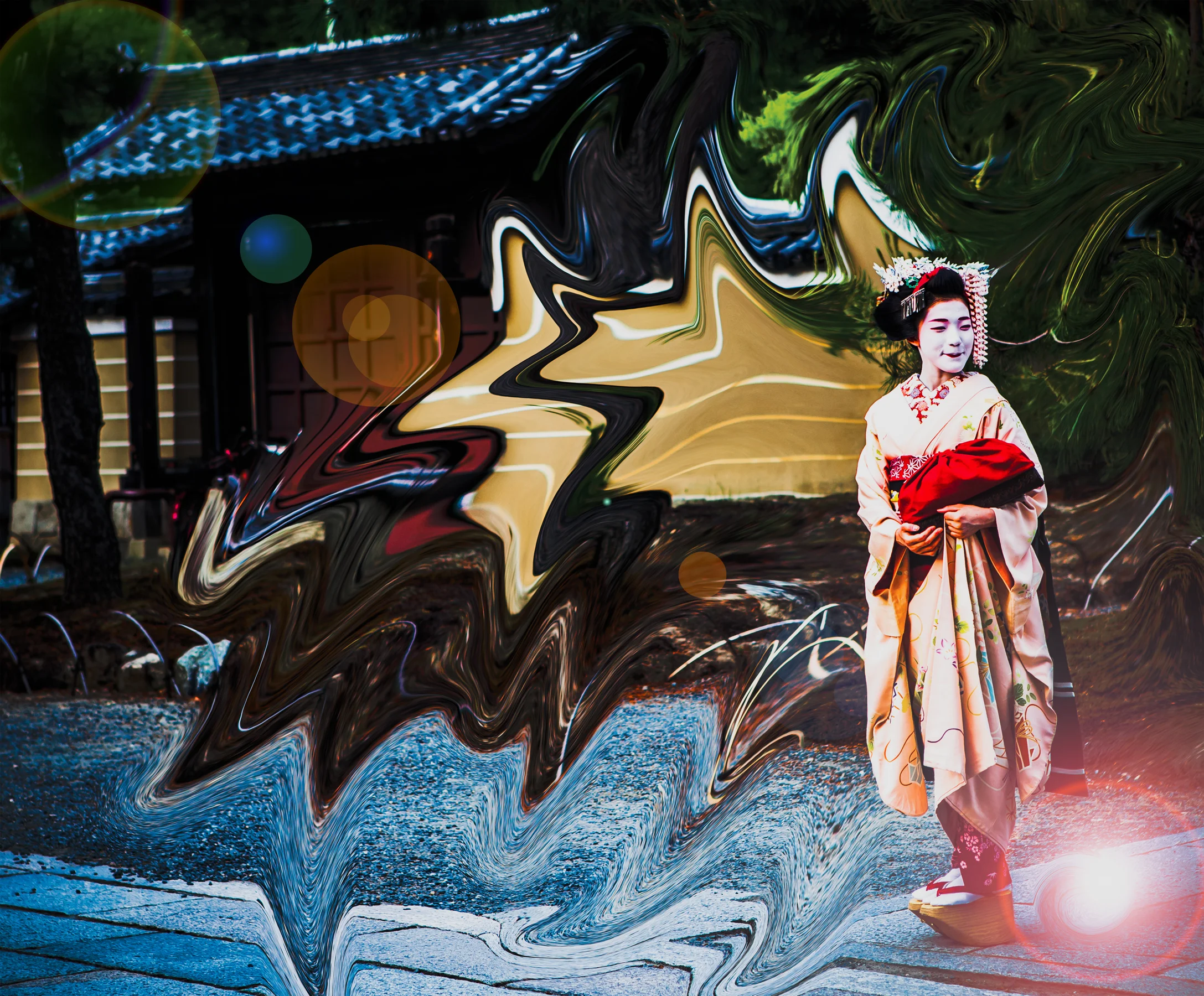 "Geisha dripping"