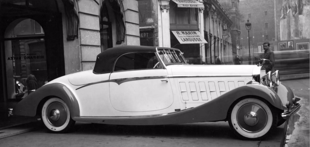 (1935) Hispano Suiza K6 Cabriolet Sport 2 Places, Chassis 15049