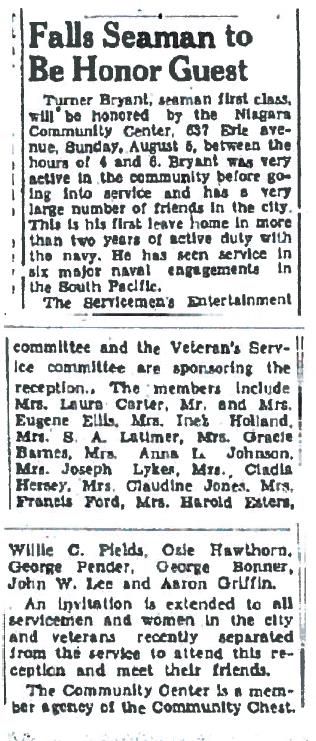 August 3, 1945 Niagara Falls Gazette