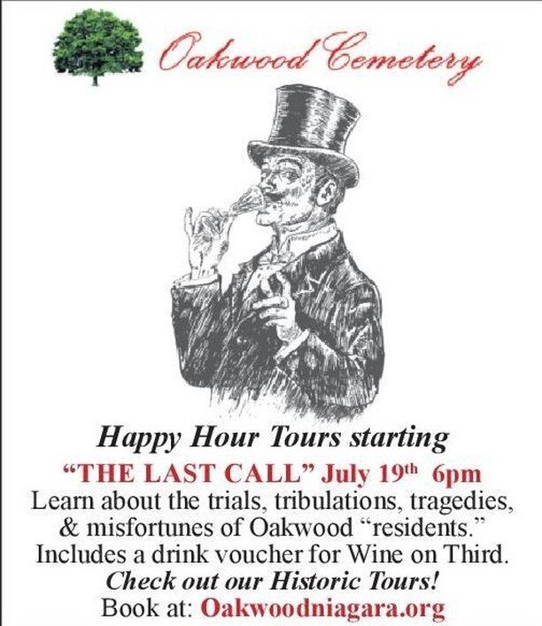 Happy Hour Tour, &quot;The Last Call&quot;
Remaining tickets are moving fast. Limited amount available. Each ticket comes with a drink voucher for Wine on Third. Niagara's Premier Establishment. 
Get tickets online, or call 716.284.5131 or 716.352.02