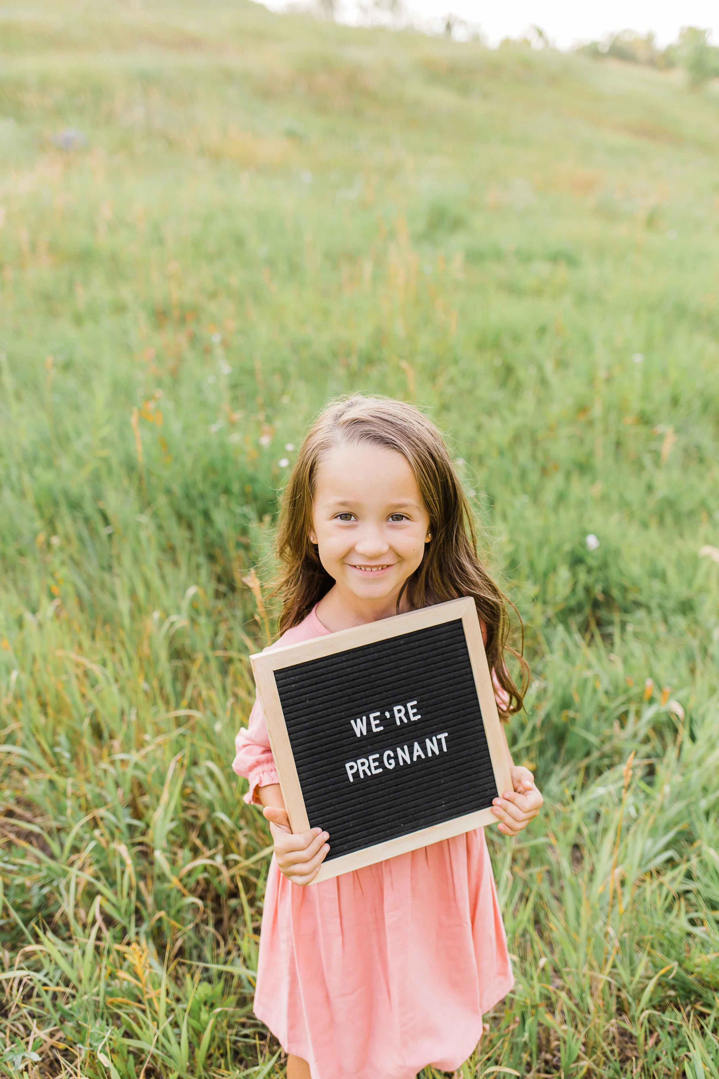 She had no idea what this said and was told it said “I’m happy!”