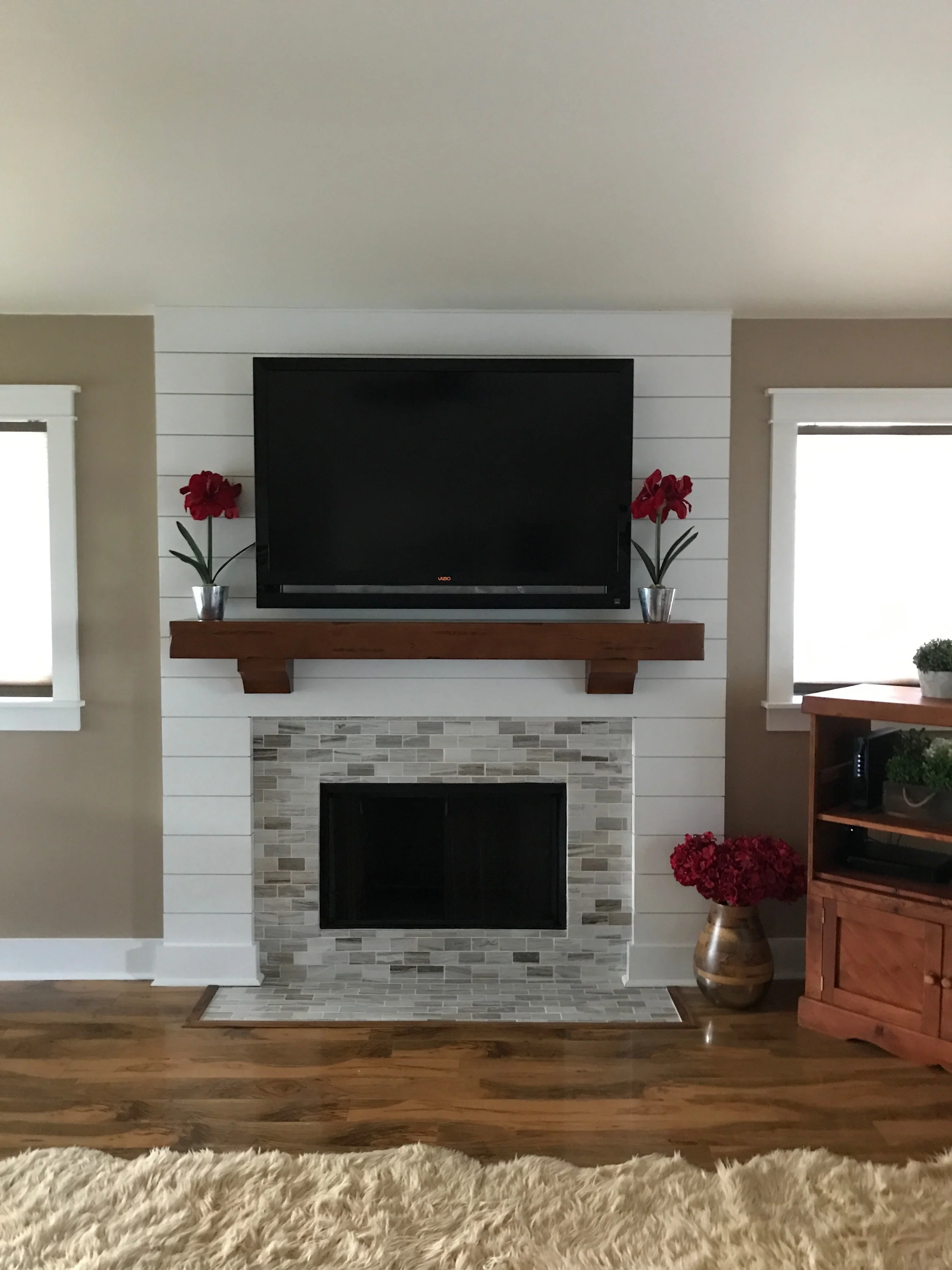 Custom fireplace 