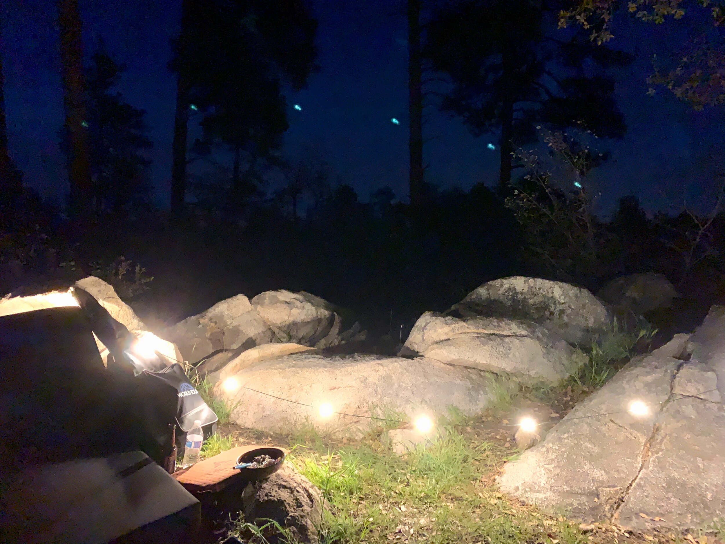 A sweet little spot to strum and read and gaze at the stars
