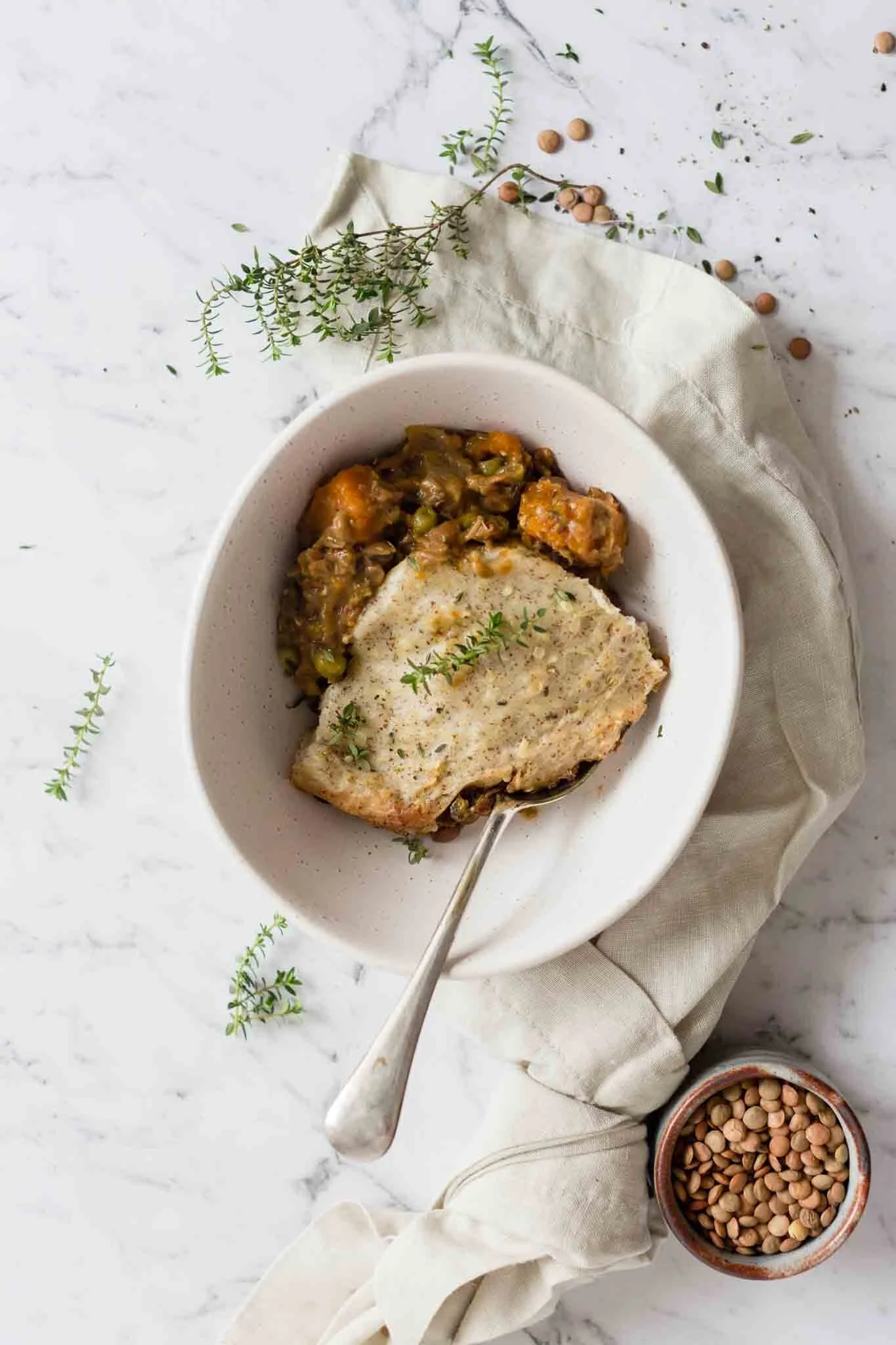 Lentil and Vegetable Pie