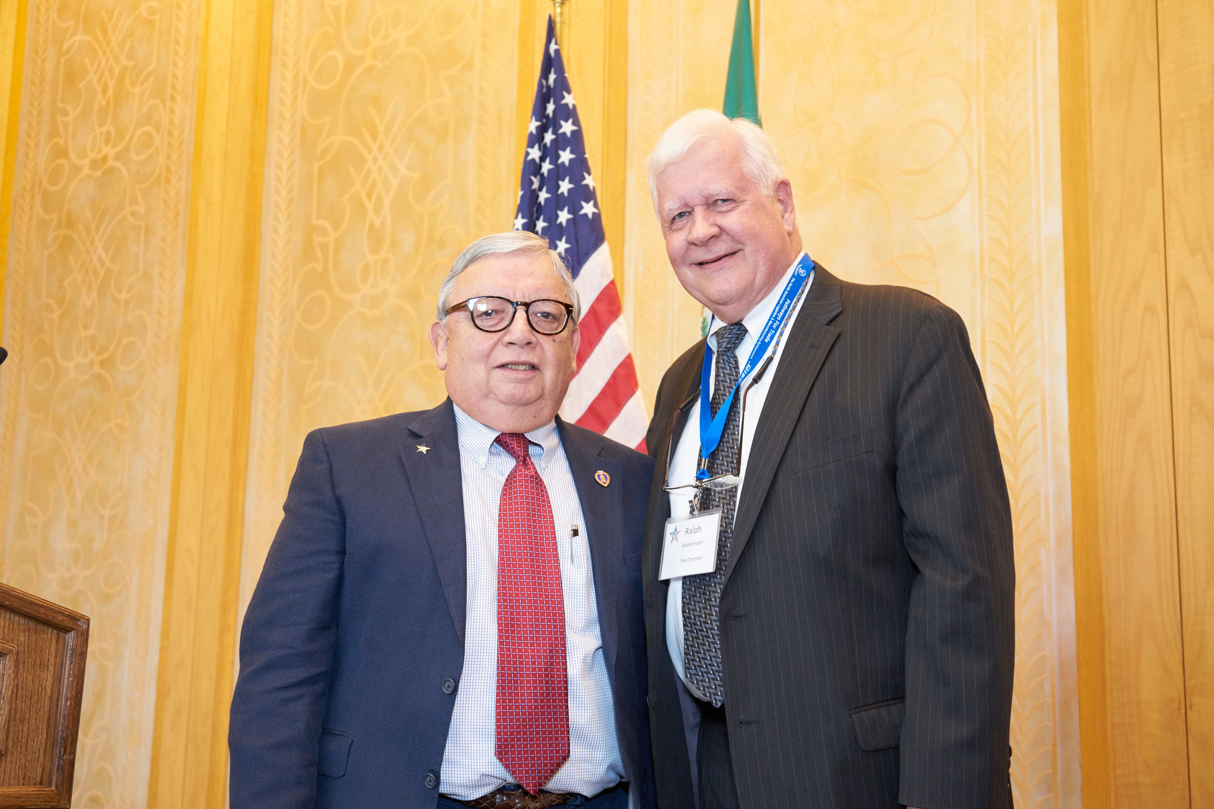  Al Zapanta, President and CEO of USMCOC; and Ralph Biedermann, Executive Director of USMCOCMA 