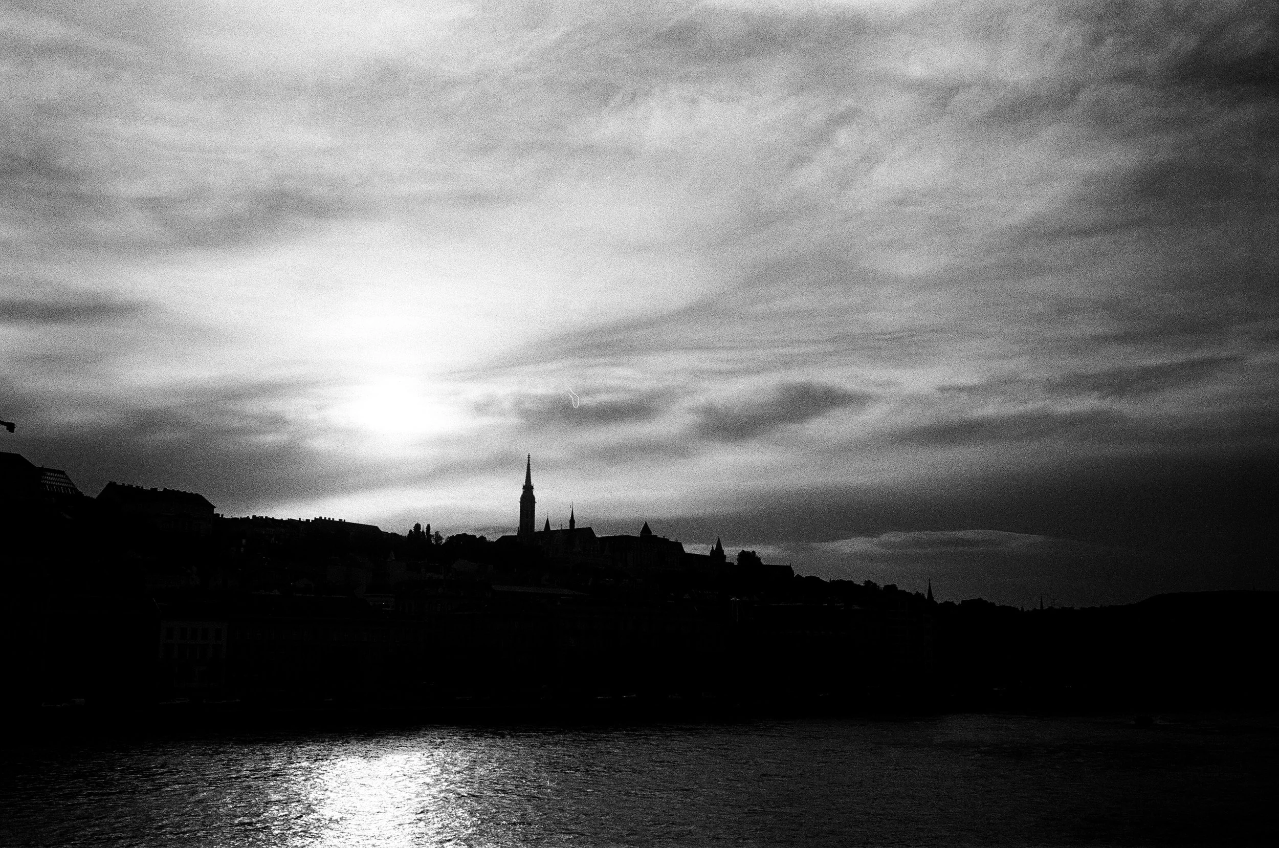 Sunset in Budapest