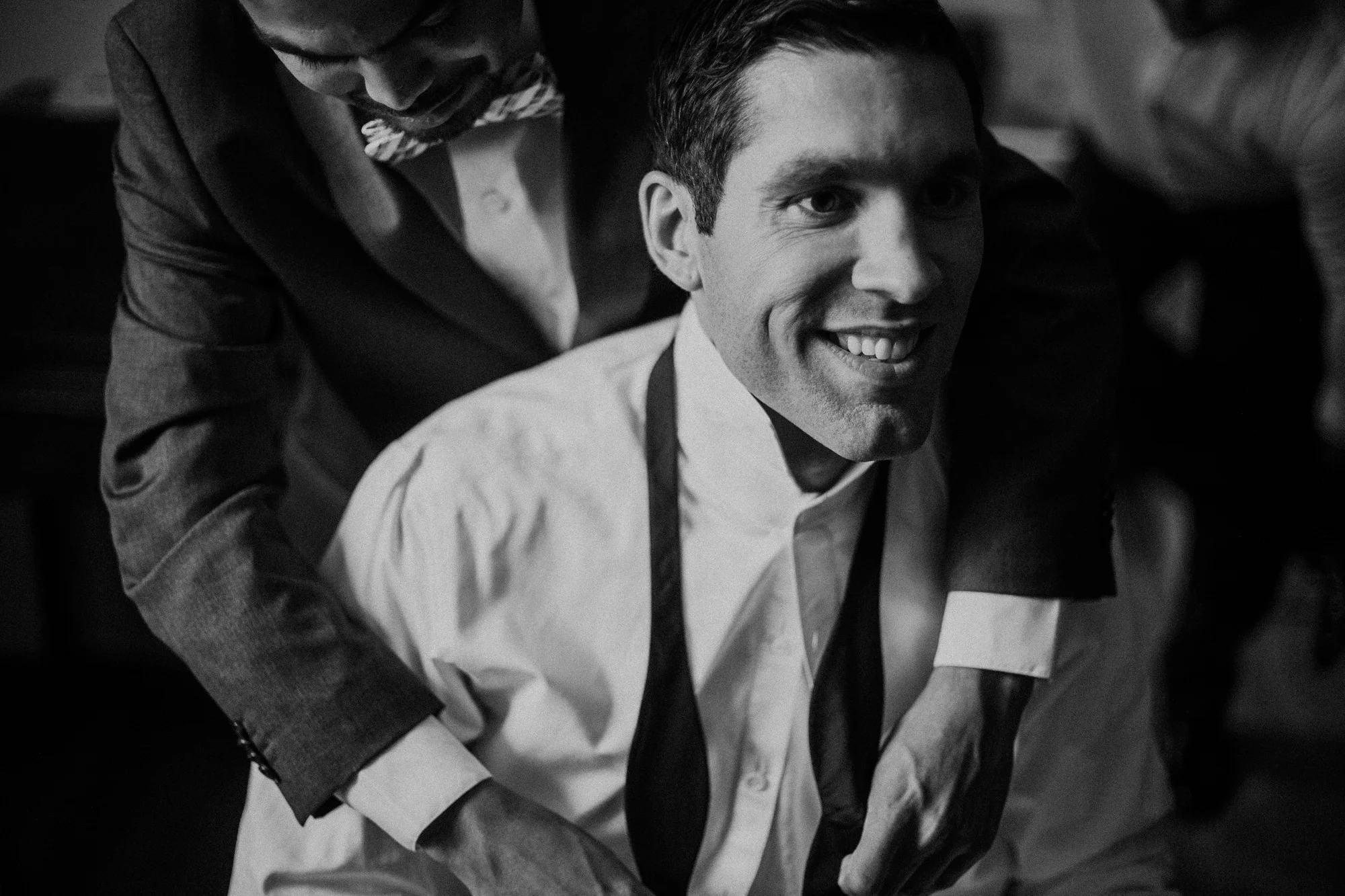 groom getting ready