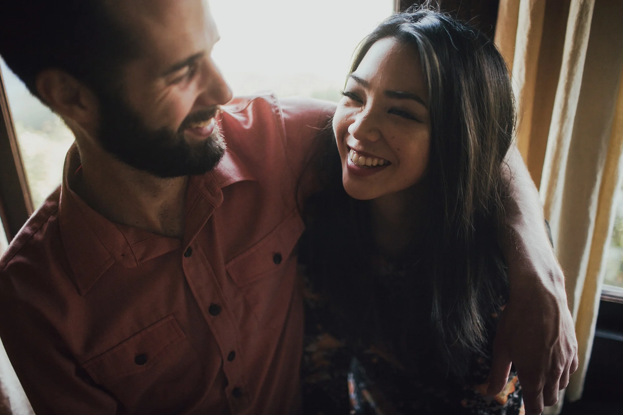 truc and doug engagement session