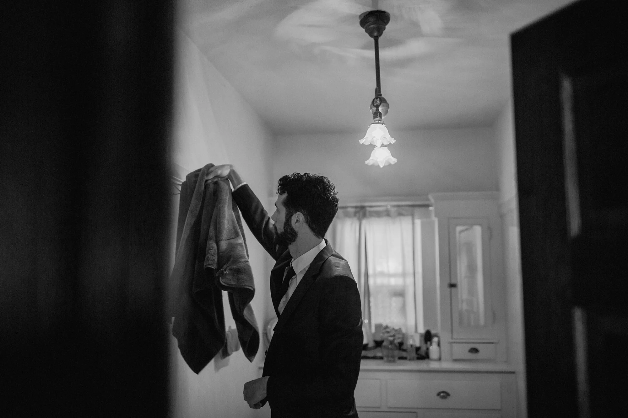 groom getting ready photos