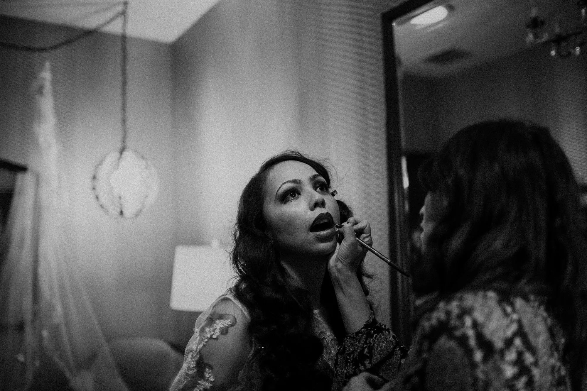final touches before the wedding ceremony in los angeles