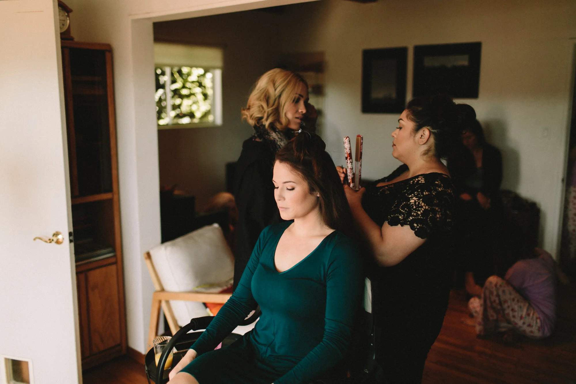 olivia getting ready in los angeles