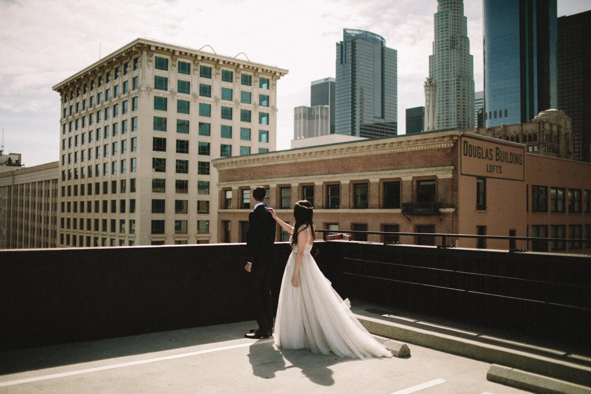 los angeles rooftop portraits