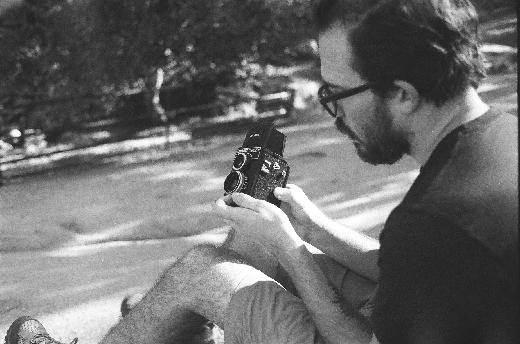 TLR film photography in yosemite