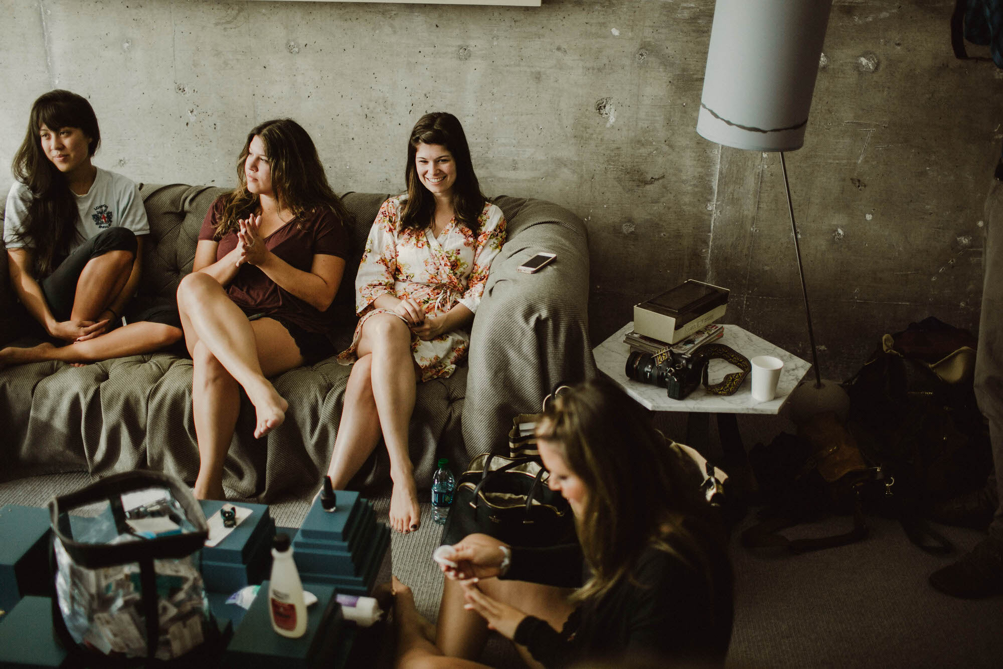 candid bridesmaid photos