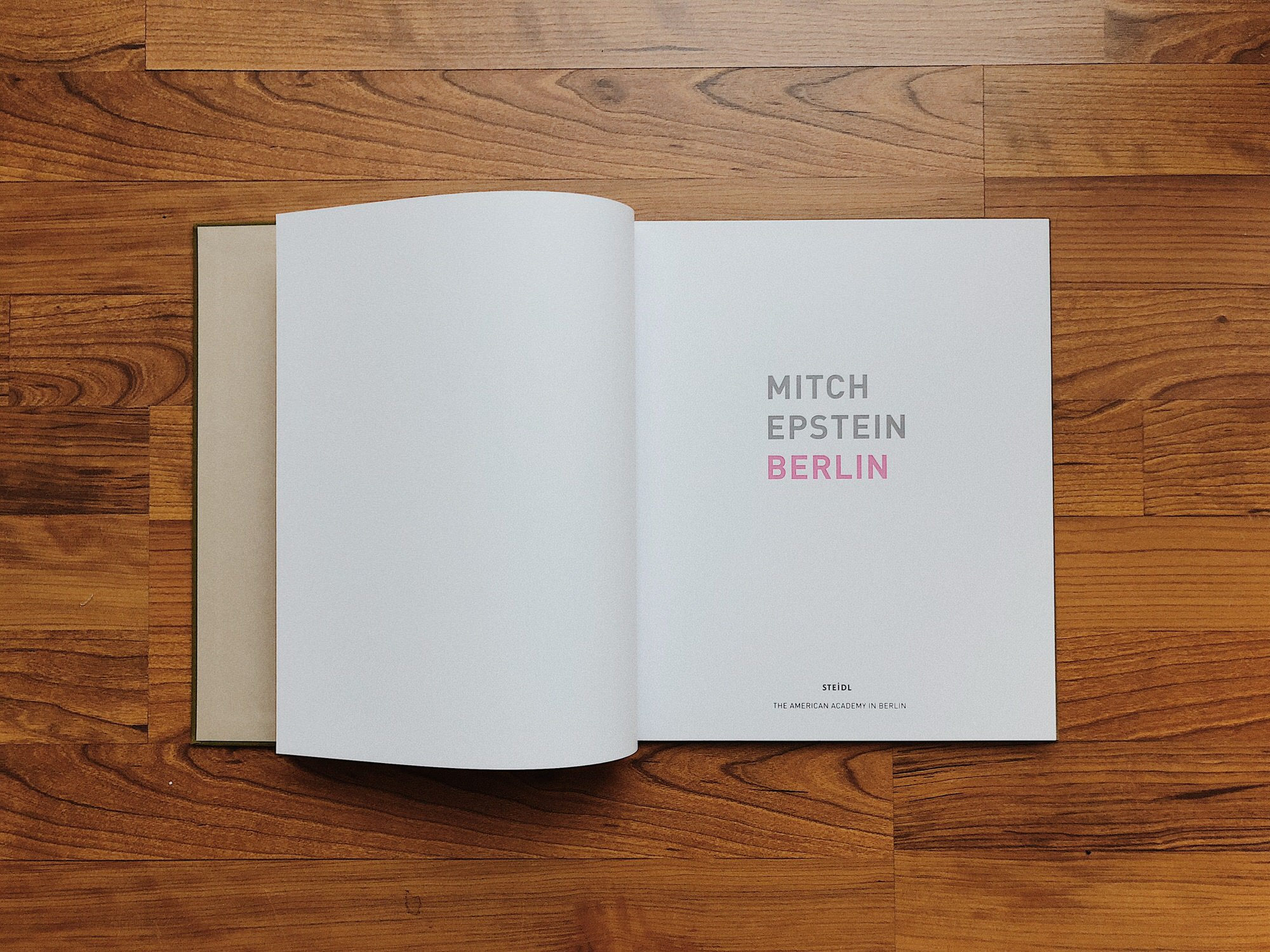 Amazing design of photography book Berlin