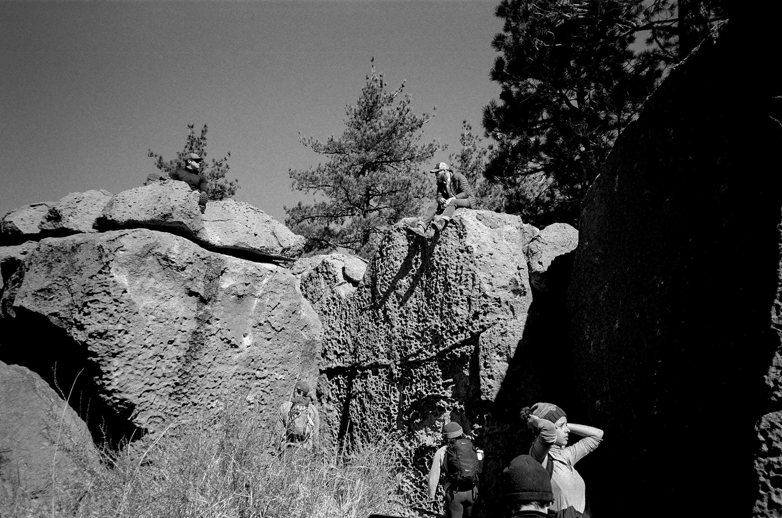 Beautiful weather for climbing in Bishop