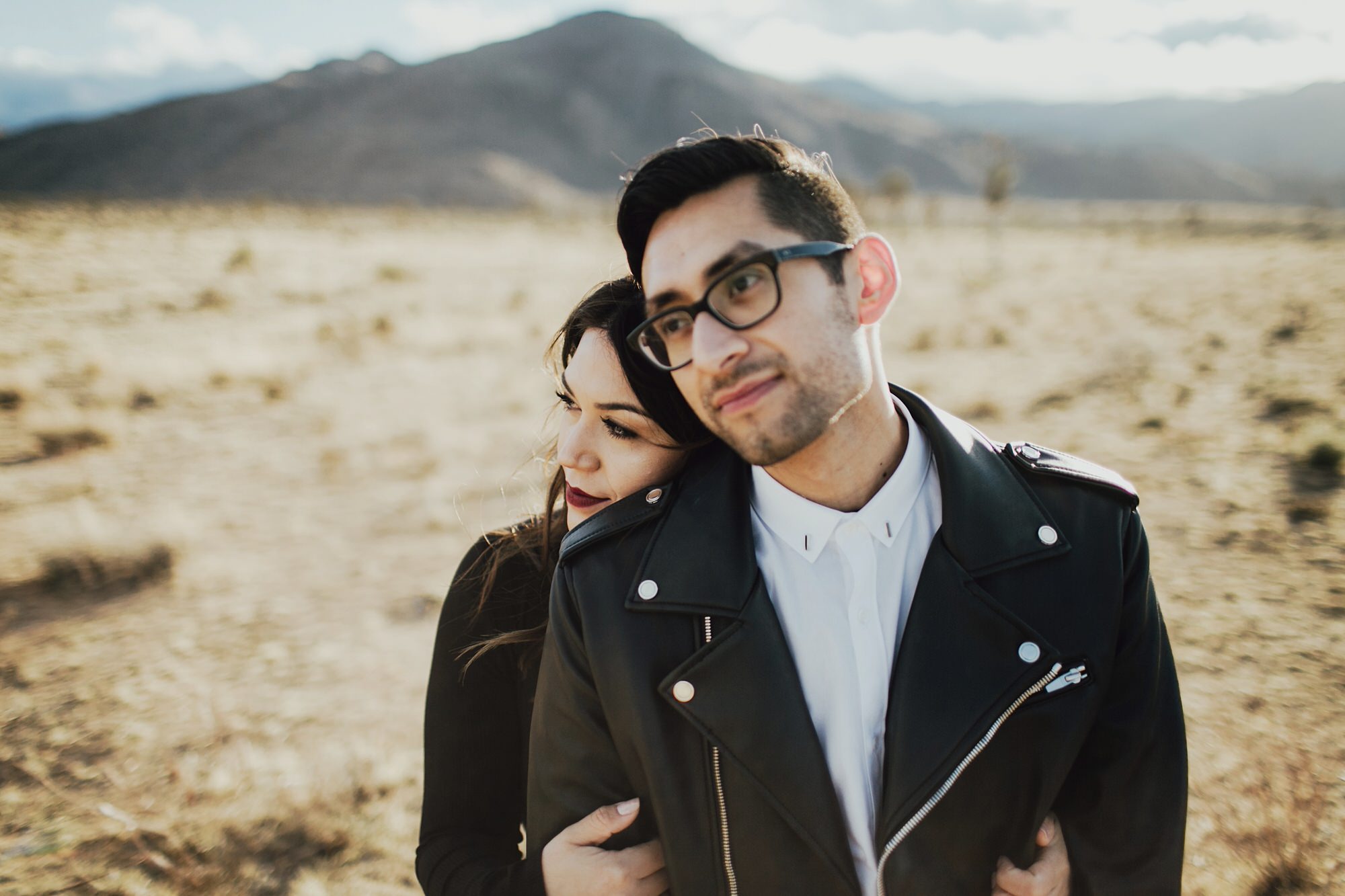 Joshua Tree National Park engagement photos